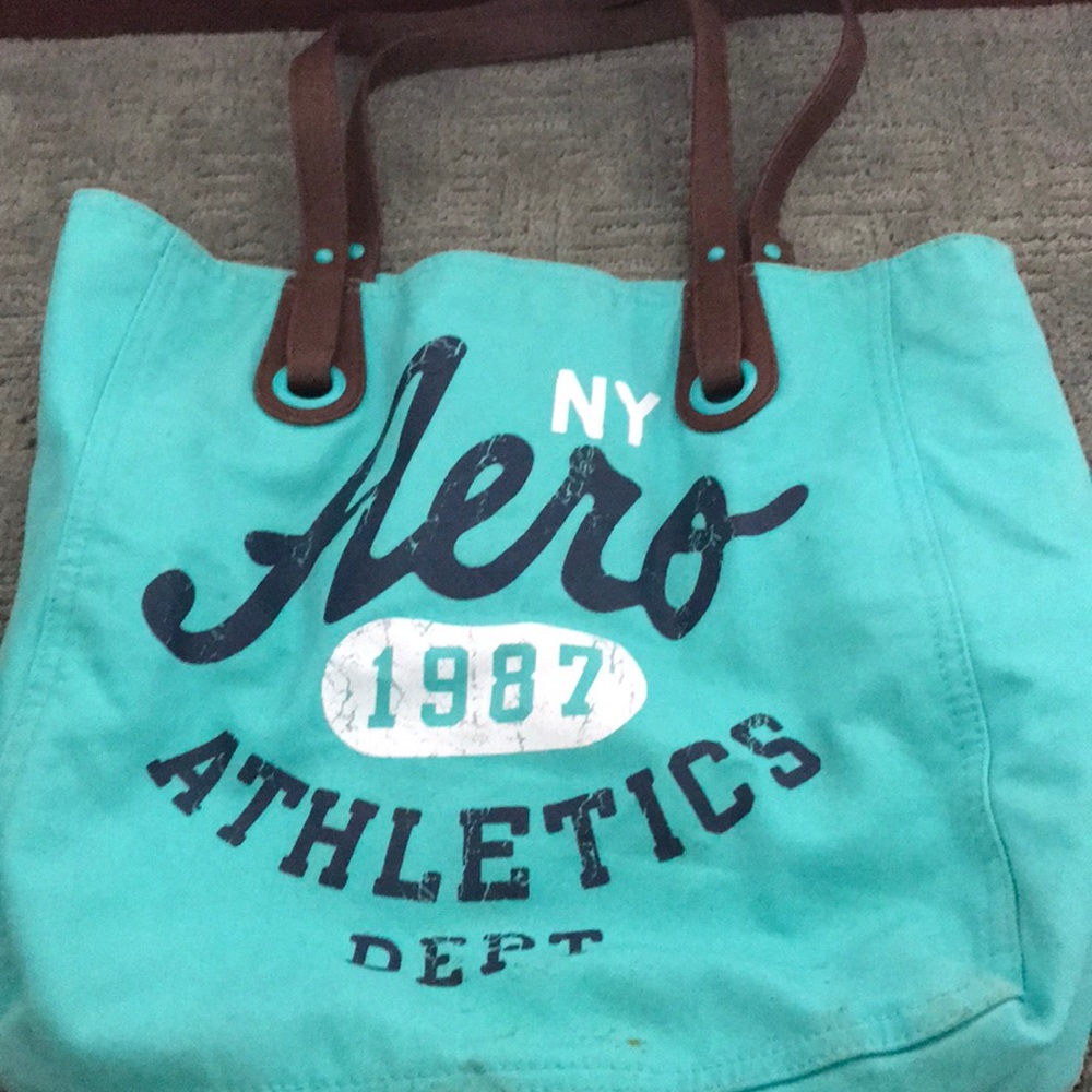 Aero blue beach bag